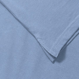 Błękitna koszulka męska polo 100% bawełna Russell