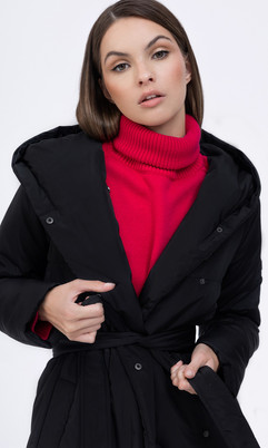 Płaszcz czarny Tiffi btif233090.black