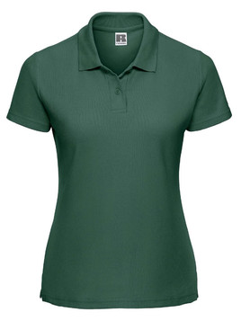 Zielona koszulka damska Polycotton Polo Russell