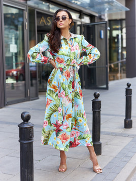 Sukienka niebieska By o la la cxp1059.blue