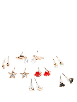 Kolczyki w kolorze złota Yups dbi0447.R00