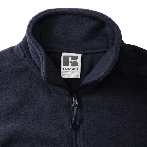 Granatowa kamizelka polarowa męska niemechacący polar Russell