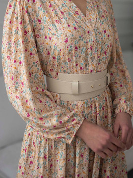 Sukienka ecru LeMonada cxp1102.ecru