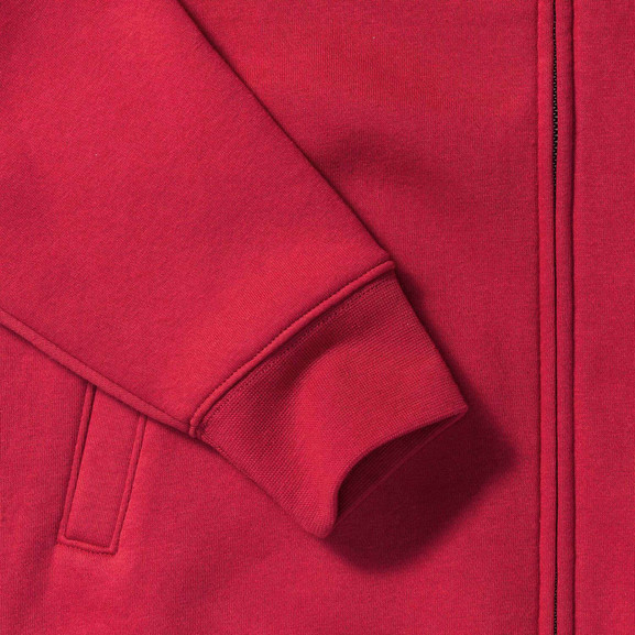 Męska bluza z zamkiem - Authentic R267M 80% gładkiej bawełny ring-spun 20% poliester (trójwarstwowa tkanina) 280g