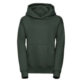 Zielona bluza dziecięca z kapturem Hooded Sweatshirt Russell