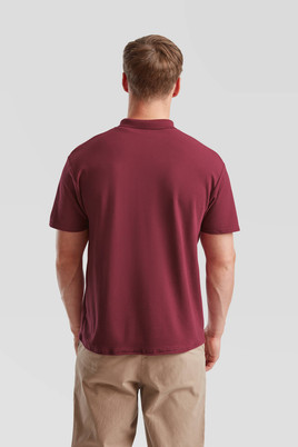 Burgundowa koszulka męska polo Original Polo Friut of the Loom