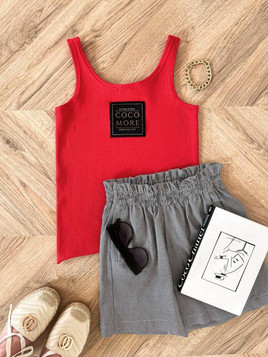 Top czerwony Cocomore wmgTS1336.R46