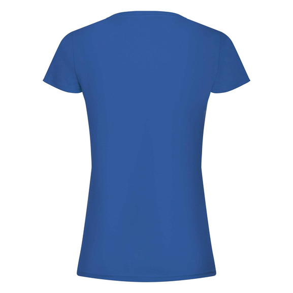 Niebieska koszulka damska Lady fit Oryginal Fruit of the Loom