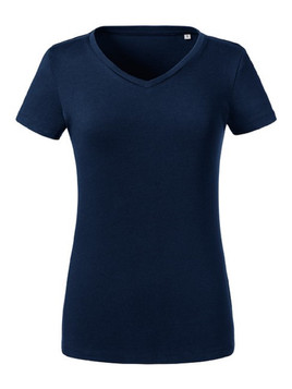 Koszulka damska Pure Organic V-Neck Russell
