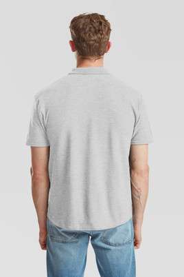 Jasno szara koszulka męska polo Original Polo Friut of the Loom