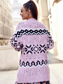 Kardigan różowy Cocomore cmgB148.S14 