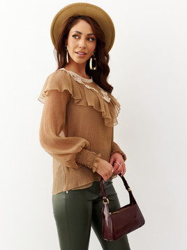 Bluzka karmelowa Cocomore cmgBL1931.camel