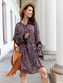 Sukienka wielobarwna By o la la cxp0918a.R00