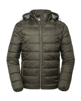 Oliwkowa kurtka męska Nano Jacket Russell