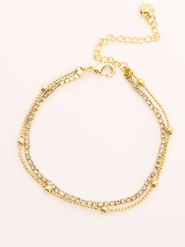 Bransoleta w kolorze złota Yups dbi0480.R06