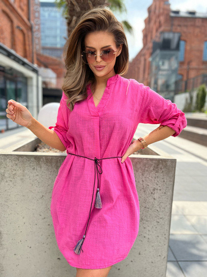 Sukienka różowa Och Bella BI-2021977.hotpink