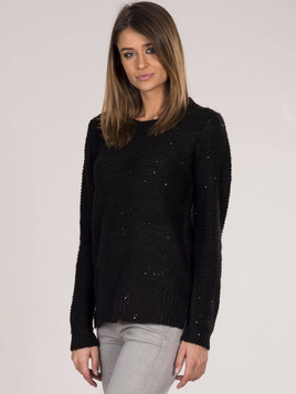 Sweter czarny Yups cmu0476.R21