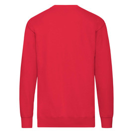 Czerwona bluza męska Lightweight Set-in-Sweat Sweat Fruit of the Loom