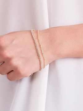 Bransoleta w kolorze złota Yups dbi0482.R06