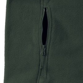 Zielona kamizelka polarowa męska niemechacący polar Russell