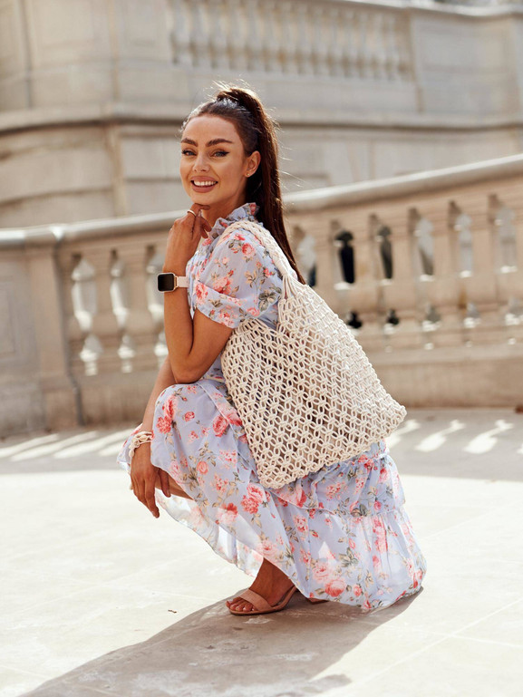 Sukienka niebieska Yups cwd0460.R34