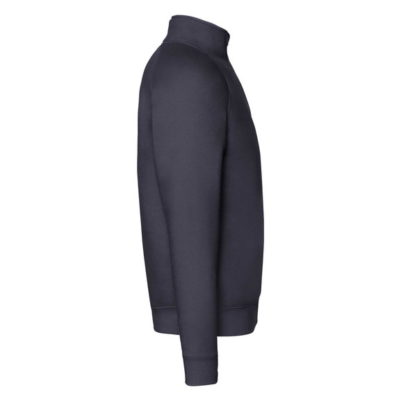 Granatowa bluza męska Zip Neck Sweat Fruit of the Loom