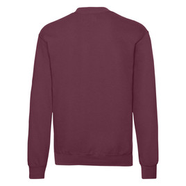 Burgundowa bluza męska Set-in Sweat Fruit of the Loom