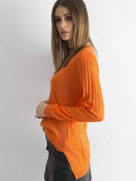 Sweter pomarańczowy Yups cmu0512.R31