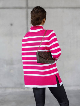 Sweter różowy Cocomore cmgB350.R04