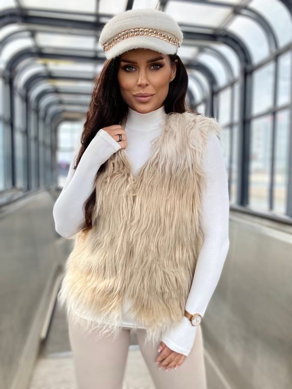 Kamizelka beżowa Yups DT-067.R40