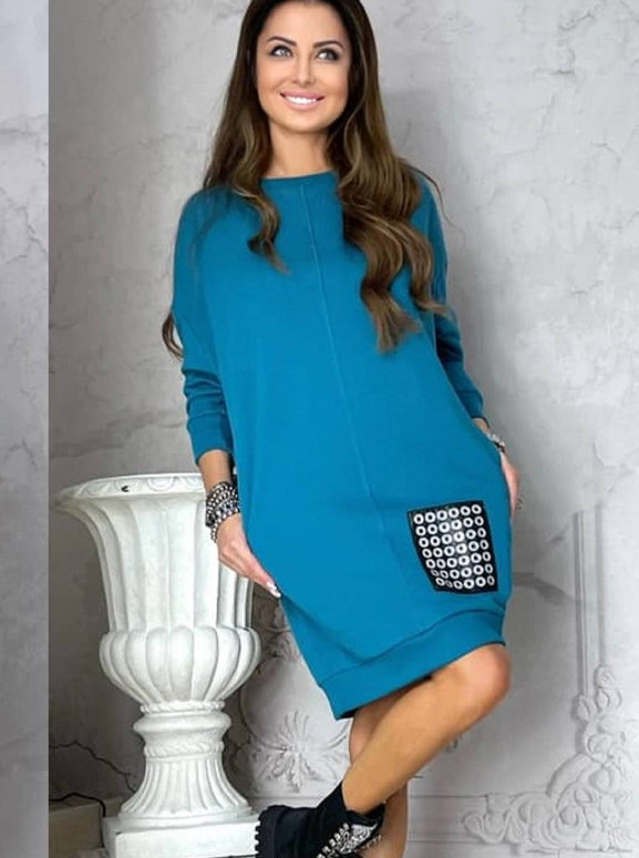 Tunika turkusowa By o la la cxp0903.S62