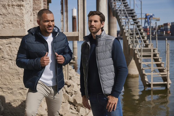 Szara kamizelka męska Nano Bodywarmer Russell