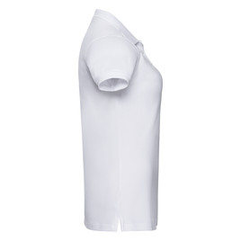 Biała koszuka damska polo Stretch Polo Russell