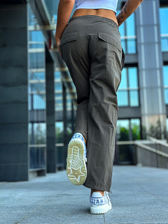 Spodnie khaki Och Bella OB-056.khaki