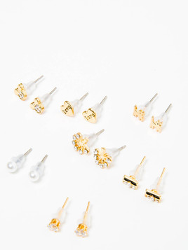 Kolczyki w kolorze złota Yups dbi0440.R06