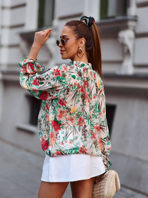 Bluzka wielobarwna Cocomore cmgBL1732.white