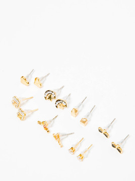 Kolczyki w kolorze złota Yups dbi0442.R06