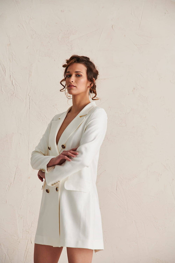 Żakiet ecru Blue Shadow cxp0761.R02