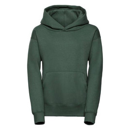 Zielona bluza dziecięca z kapturem Hooded Sweatshirt Russell