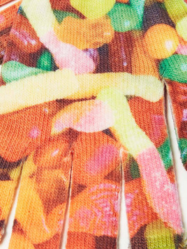 Rękawiczki pomarańczowe Yups bx3667.R07