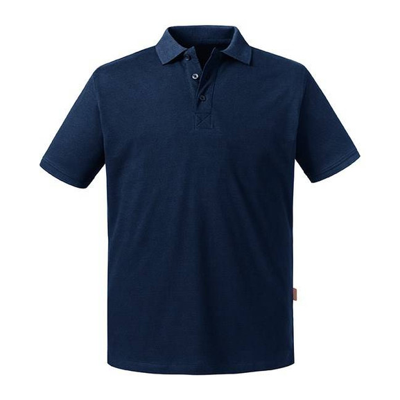 Granatowa koszulka męska polo Pure Organic Russell