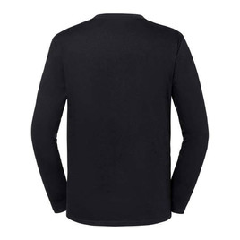 Czarna  koszulka męska Iconic 195 Ringspun Premium Fruit of the Loom