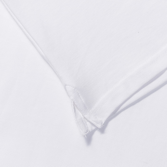 Biała koszulka męska polo 100% bawełna Russell