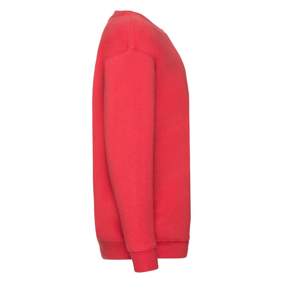 Czerwona bluza dziecięca Set-In Sweat Fruit of the Loom