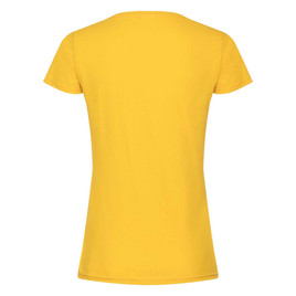 Żółta koszulka damska Lady fit Oryginal Fruit of the Loom