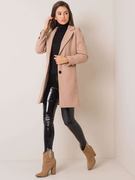 Płaszcz beżowy Yups cwd0449.R40 