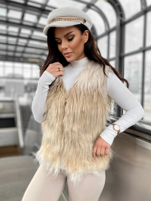 Kamizelka beżowa Yups DT-067.R40