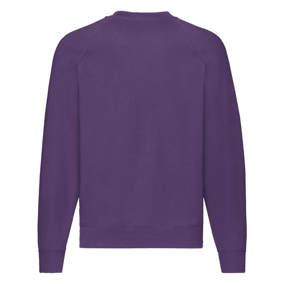 Fioletowa bluza męska Raglan Sweat Fruit of the Loom