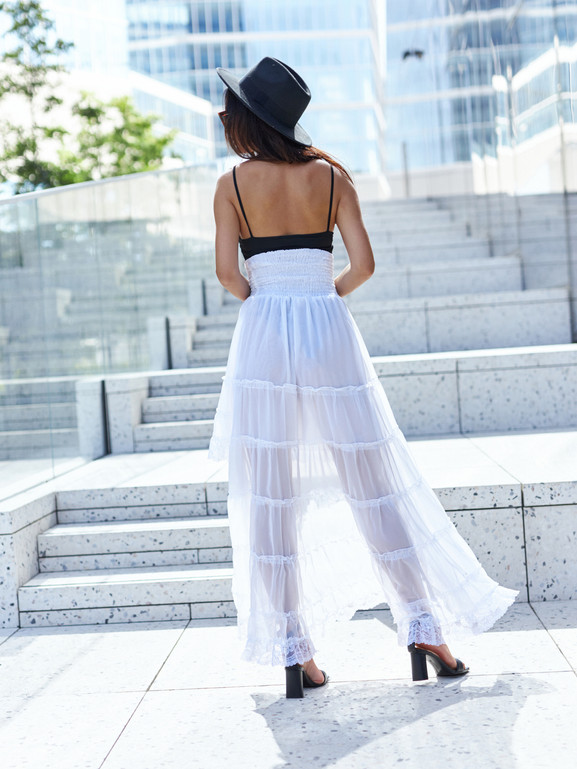 Sukienka biała By o la la wxp0804.R01