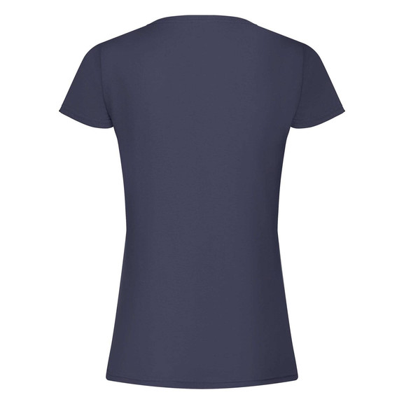 Granatowa koszulka damska Lady fit Oryginal Fruit of the Loom